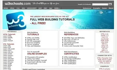 W3Schools' Offline Certification Program CD March 2009
