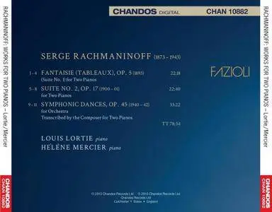 Louis Lortie, Hélène Mercier - Rachmaninoff: Piano Duets (2015)