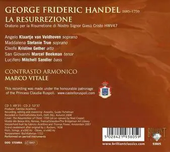 Marco Vitale, Contrasto Armonico - Georg Frideric Handel: La Resurrezione (2009)