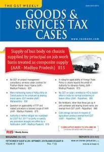 Goods & Services Tax Cases - August 28, 2018