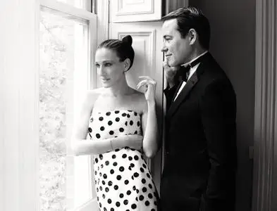 Sarah Jessica Parker and Matthew Broderick by Mario Testino for Vogue US August 2011