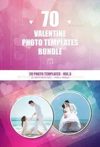GraphicRiver - 70 Valentine Photo Templates Bundle