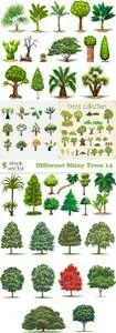 Vectors - Different Shiny Trees 14