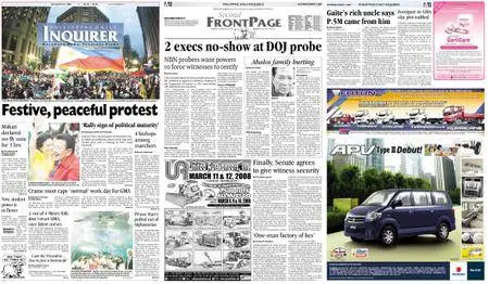 Philippine Daily Inquirer – March 01, 2008