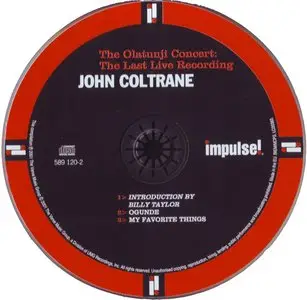 John Coltrane - The Olatunji Concert. The Last Live Recording (1967) {Reissue 2001}