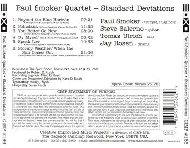 Paul Smoker Quartet - Standard Deviations (1999)