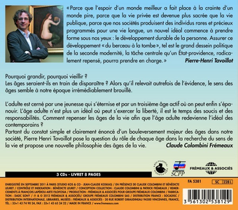 Pierre-Henri Tavoillot, "Le sens des âges: Une nouvelle philosophie des âges de la vie"