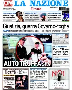 La Nazione 18 Ottobre 2009