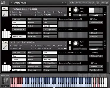 Lyrical Distortion 72 Jazz Bass Direct KONTAKT