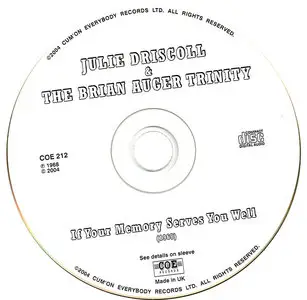 Julie Driscoll and the Brian Auger Trinity - If Your Memory Serves You Well (2004)