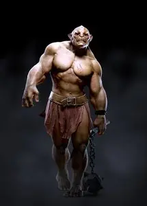 Gnomon Assets – Fully lit, Rigged & Textured Troll