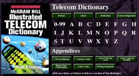 "McGraw-Hill Illustrated Telecom Dictionary" ed. by  Jade Clayton