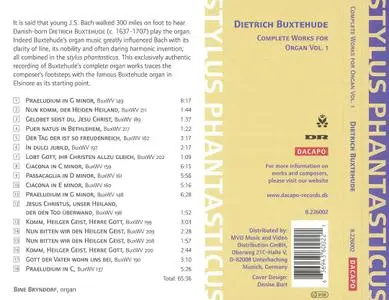 Dietrich Buxtehude - Complete Works for Organ, Volume 1 - Bine Bryndorf (2003) {Dacapo 8.226002}