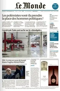 Le Monde et 2 Suppléments du Dimanche 27 et Lundi 28 Septembre 2015