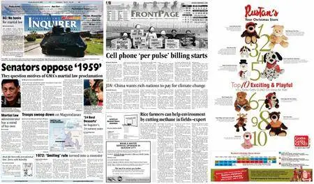 Philippine Daily Inquirer – December 06, 2009