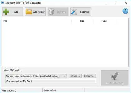 Mgosoft TIFF To PDF Converter 8.6.2 + Portable