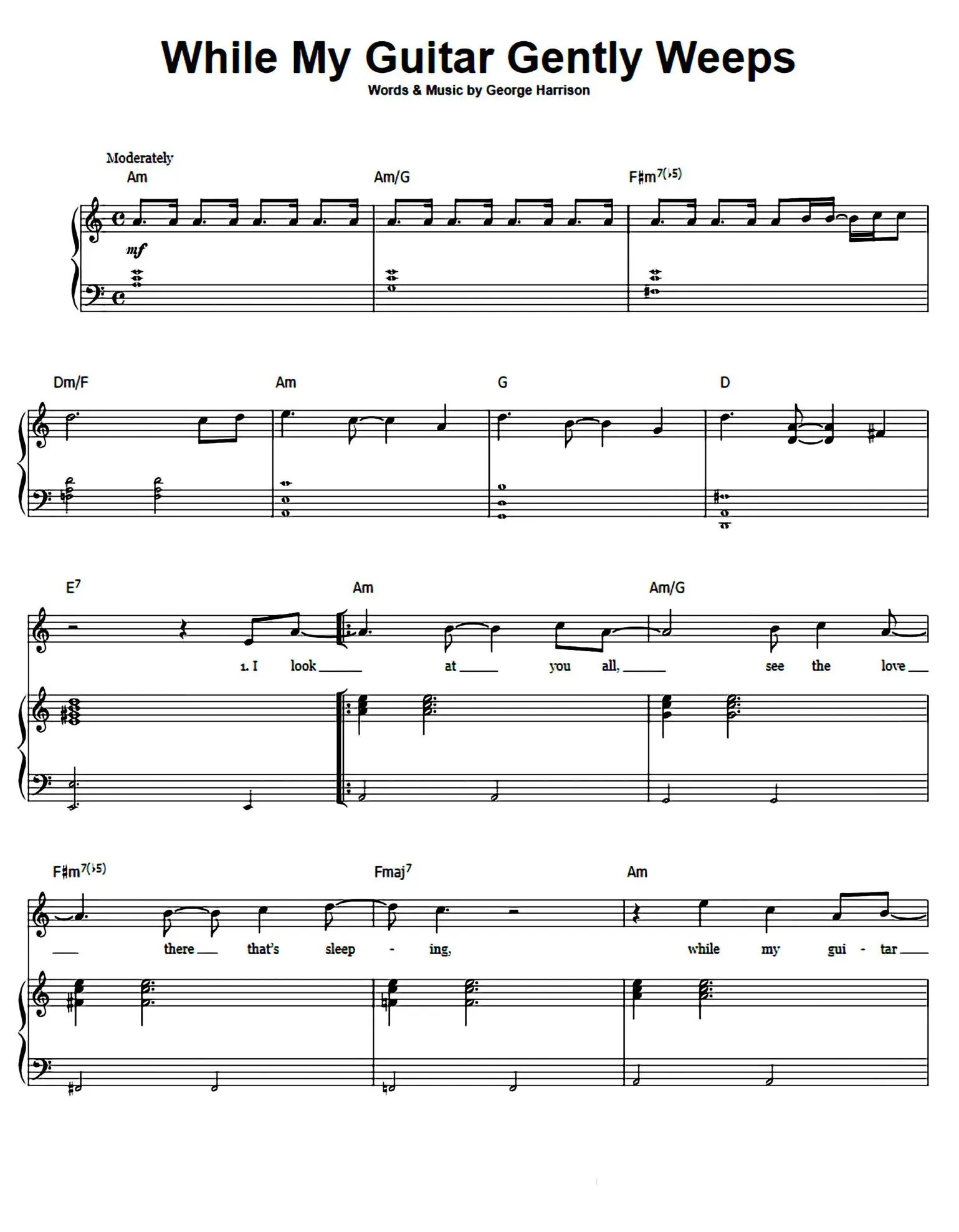 While my guitar gently weeps текст. While my guitar gently weeps текст