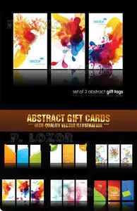 Abstract Gift Cards