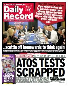 Daily Record - 25 Tuesday, February 2014