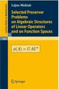 Selected Preserver Problems on Algebraic Structures of Linear Operators and on Function Spaces (repost)