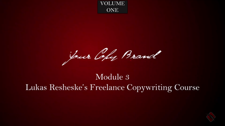 Lukas Resheske - Freelance Copywriting Course