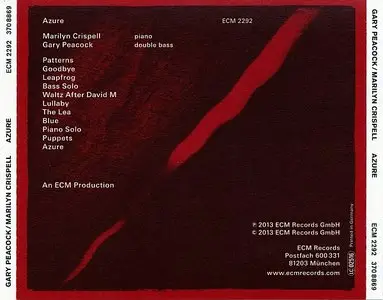 Gary Peacock / Marilyn Crispell - Azure (2013) {ECM 2292}