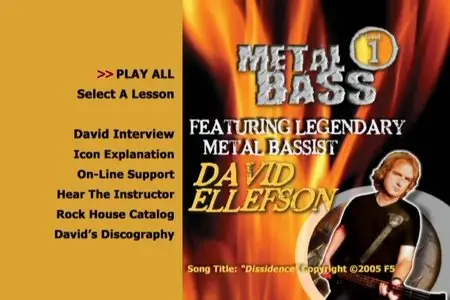 David Ellefson: Metal Bass - Speed, Thrash and Old School [Repost]