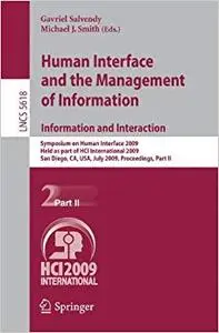 Human Interface and the Management of Information. Information and Interaction, Part II