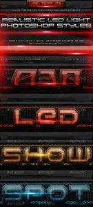 GraphicRiver Led Light Layer Styles