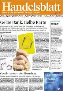 Handelsblatt vom Montag, 28. Juli 2014
