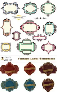Vectors - Vintage Label Templates