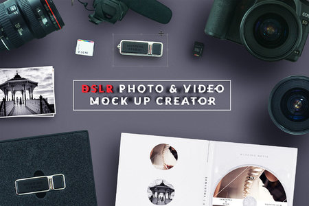 CreativeMarket - DSLR Photo & Video Mock Up Creator