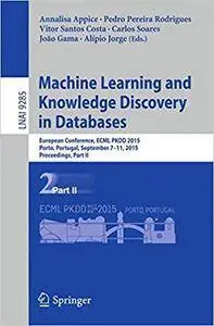 Machine Learning and Knowledge Discovery in Databases, Part II