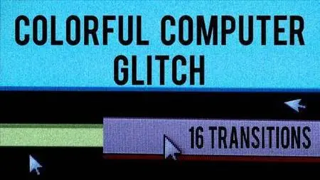 Colorful Glitch Transitions Pack Loop 1439853