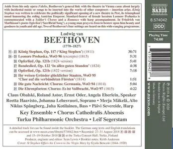 Leif Segerstam, Turku Philharmonic - Beethoven: König Stephan; Leonore Prohaska; Opferlied; Germania (2020)