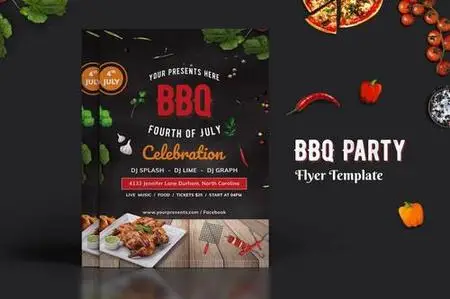 BBQ Party Flyer - 01