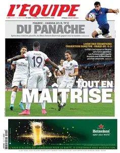 L'Equipe du Jeudi 1 Octobre 2015