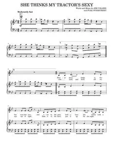 She Thinks My Tractor's Sexy - Dierks Bentley, Kenny Chesney (Piano-Vocal-Guitar)