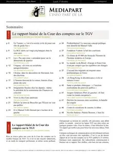 Mediapart Du Lundi 27 Octobre 2014