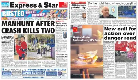 Express and Star Sandwell Edition – March 16, 2019