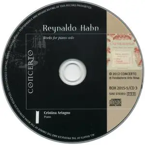 Reynaldo Hahn - Works for piano solo (2012) {4CD+DVD Box Set, Concerto Box 2015}