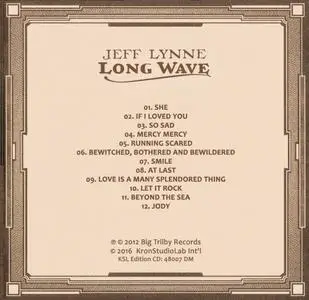 Jeff Lynne - Long Wave (2012) [BOOTLEG]