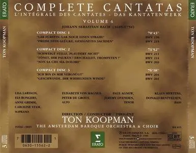 Ton Koopman, Amsterdam Baroque Orchestra & Choir - Johann Sebastian Bach: Complete Cantatas Vol. 4 [3CDs] (1996)