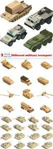 Vectors - Different military transport