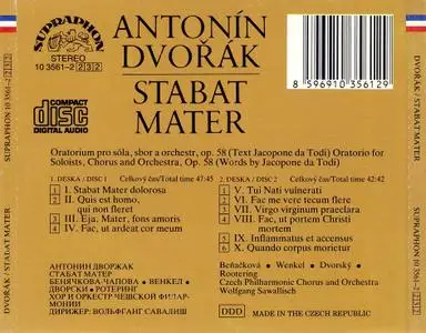 Wolfgang Sawallisch, Czech Philharmonic Orchestra - Dvořák: Stabat Mater (1988)