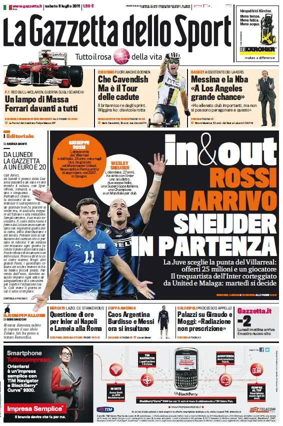 La Gazzetta dello Sport (09-07-11)
