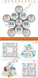Diagram and infographics design elements vector 7
