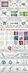 Vectors - Option Infographics Elements 44