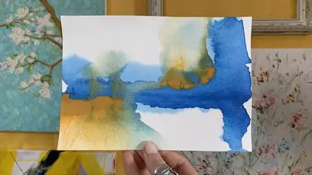 Watercolor Magic: Creating Absctact Landscapes