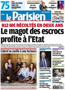 Le Parisien + Cahier Paris du Samedi 27 Octobre 2012